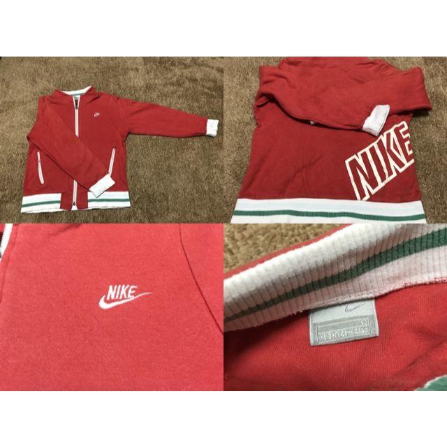 NIKE(ナイキ)のナイキ NIKE 赤 レッド パーカー NIKEロゴ入り 130 キッズ/ベビー/マタニティのキッズ服男の子用(90cm~)(ジャケット/上着)の商品写真