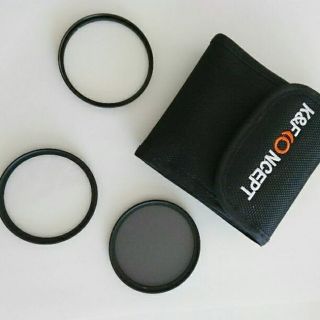 58mm フィルターセット　ケース付き　UVカット、ND4、純粋プロテクター(フィルター)