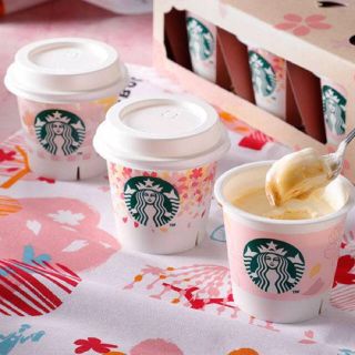 スターバックスコーヒー(Starbucks Coffee)のスターバックス  さくら プリン 容器(容器)