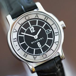 ブルガリ(BVLGARI)の美品 ブルガリ ソロテンポ ST29S ホワイト レディース Bvlgari(腕時計)