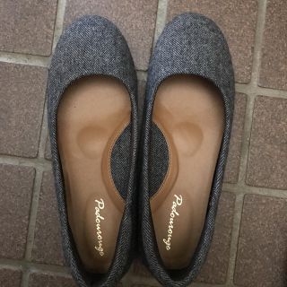 TOMOMIさん専用。インヒールパンプス。グレー。sizeＳ。(ハイヒール/パンプス)