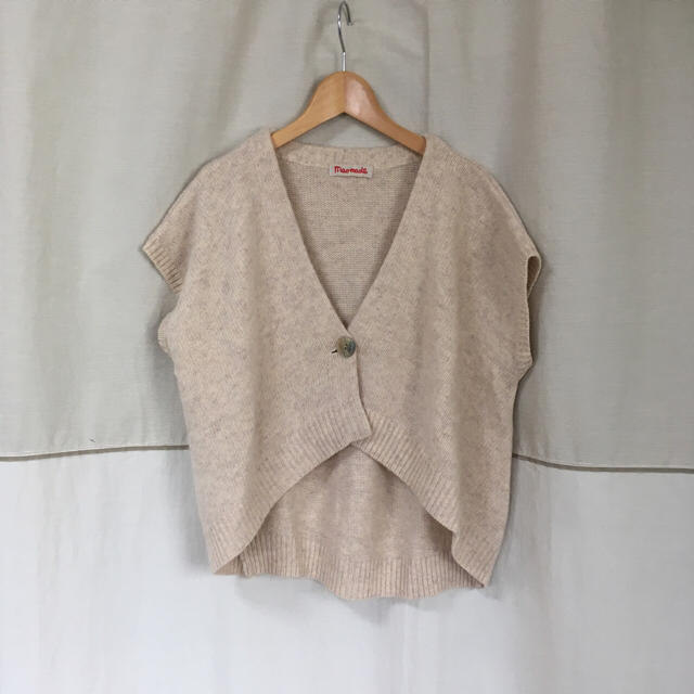 NATURAL LAUNDRY(ナチュラルランドリー)のmao made マオメイド  上質ウール  カーディガン  レディースのトップス(カーディガン)の商品写真