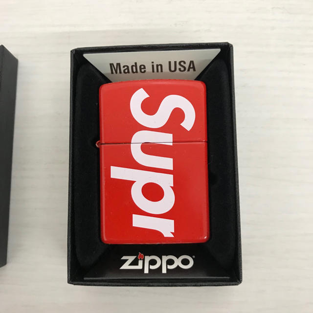 最安値HOT】 Supreme SUPREME シュプリーム 18SS Logo Zippo の通販 by kfshop｜シュプリームならラクマ 