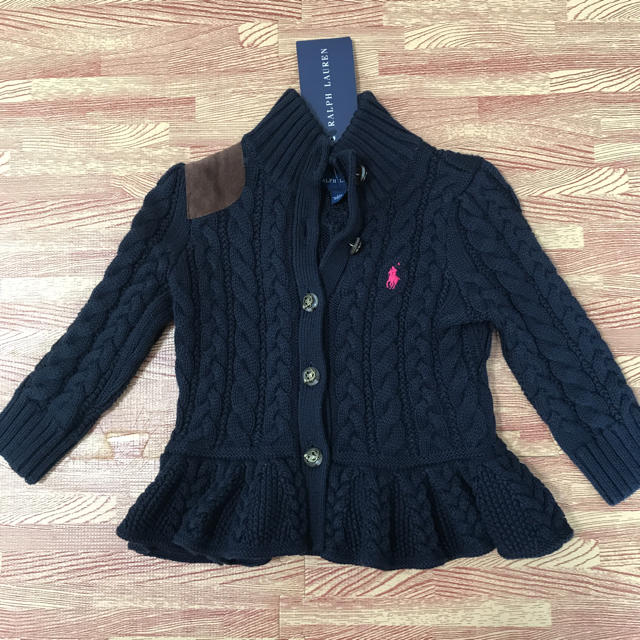 Ralph Lauren(ラルフローレン)のT&R様専用 ペプラム カーディガン キッズ/ベビー/マタニティのベビー服(~85cm)(カーディガン/ボレロ)の商品写真