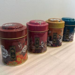 台湾茶葉 空き缶(小物入れ)