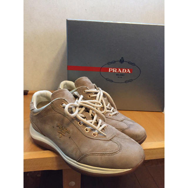 PRADA プラダ　スエードスニーカー　36,5