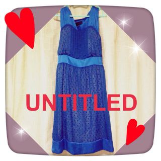 アンタイトル(UNTITLED)のUNTITLED♡花柄レーシーワンピ(ひざ丈ワンピース)