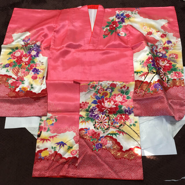 女児七五三用着物 キッズ/ベビー/マタニティのキッズ服女の子用(90cm~)(和服/着物)の商品写真