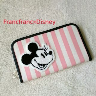 フランフラン(Francfranc)の【Francfranc×Disney】美品 ミニーマウス母子手帳ケース(母子手帳ケース)