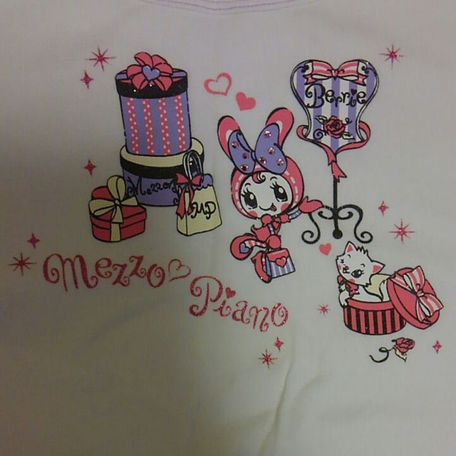 mezzo piano(メゾピアノ)のmezzo piano　Tシャツ150cm キッズ/ベビー/マタニティのキッズ服女の子用(90cm~)(その他)の商品写真