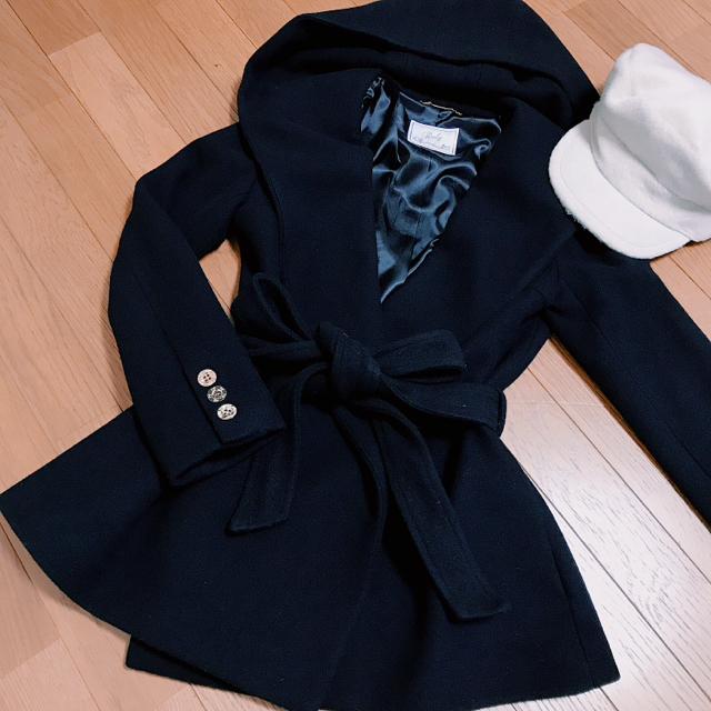 Rady ラップショートウールコート