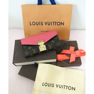 ルイヴィトン(LOUIS VUITTON)のルイヴィトンポルトフォイユパラスローズリッチ探してた方超レア美品表参道購入限定(財布)