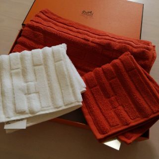 エルメス(Hermes)のHERMES ラビリンス タオル3点セット(タオル/バス用品)