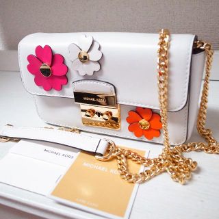 マイケルコース(Michael Kors)の正規品♡美品♡マイケルコース チェーンバッグ ショルダー 花柄 バッグ 財布(ショルダーバッグ)