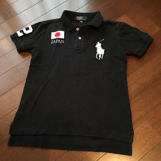 ポロラルフローレン(POLO RALPH LAUREN)の130 ラルフローレン ポロシャツ 黒 JAPAN(Tシャツ/カットソー)