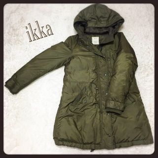 イッカ(ikka)の♡ikka♡カーキ♡モッズダウンコート♡(ダウンコート)