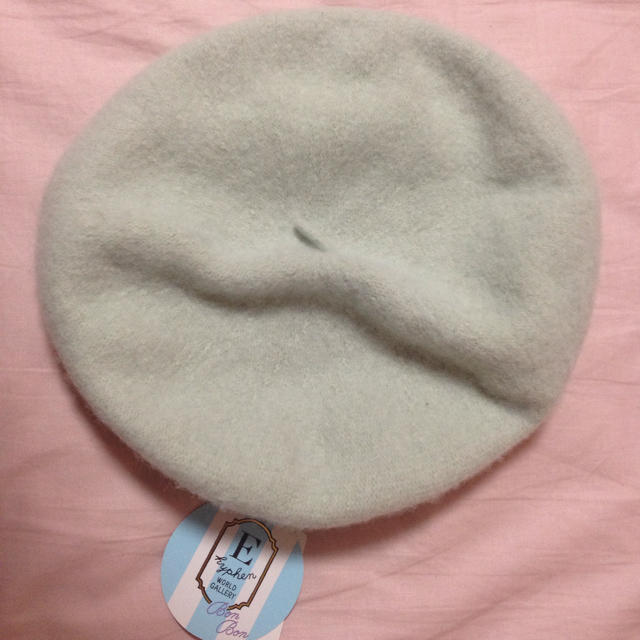 E hyphen world gallery(イーハイフンワールドギャラリー)のAMO×BonBon ベレー帽 レディースの帽子(ハンチング/ベレー帽)の商品写真