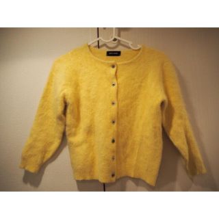 バーニーズニューヨーク(BARNEYS NEW YORK)のSpring Yellow cardigan イエローカーディガン(カーディガン)