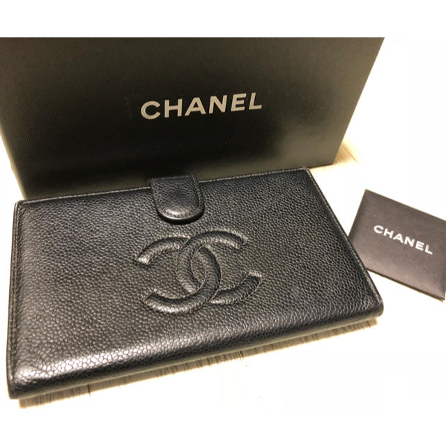 CHANEL(シャネル)のCHANELウォレット 財布 がま口 長財布 レディースのファッション小物(財布)の商品写真