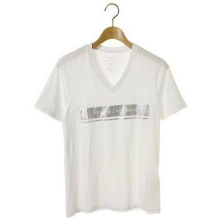 アルマーニエクスチェンジ(ARMANI EXCHANGE)の☆アルマーニエクスチェンジ 半袖 VネックTシャツ/メンズ/XS☆白(Tシャツ/カットソー(半袖/袖なし))