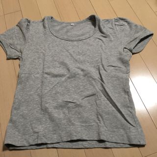 ムジルシリョウヒン(MUJI (無印良品))のグレー半袖★L(カットソー(半袖/袖なし))