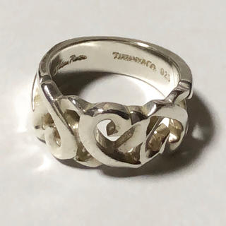 ティファニー(Tiffany & Co.)のティファニー トリプルラヴィングハート リング 7号(リング(指輪))