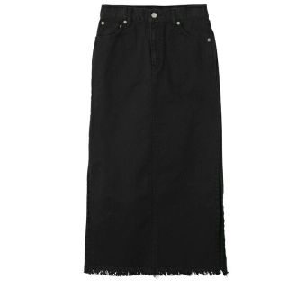 エックスガール(X-girl)のSIDE SLIT SKIRT(ロングスカート)