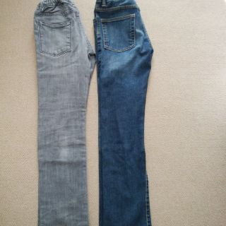 ギャップキッズ(GAP Kids)のGapKidsギャップキッズ★デニムパンツジーンズ2本セット★160★used(パンツ/スパッツ)