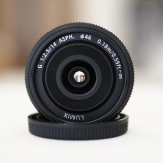 パナソニック(Panasonic)の【ウッチー5556様専用】LUMIX G 14mm F2.5 ASPH. (レンズ(単焦点))