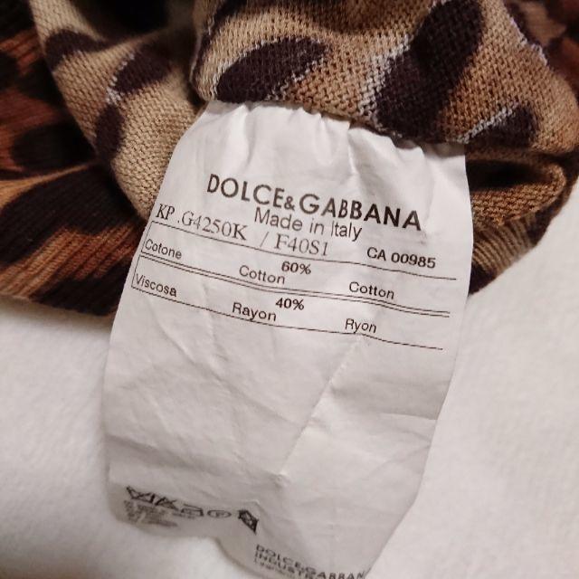 DOLCE&GABBANA(ドルチェアンドガッバーナ)のDolce&GabbanaレオパードVネックニット ドルガバ春ニット ヒョウ柄 メンズのトップス(ニット/セーター)の商品写真