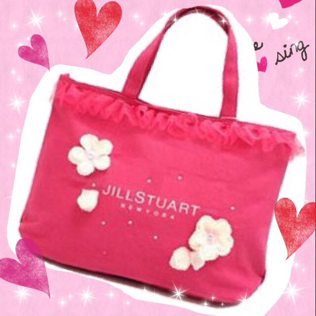 JILLSTUART(ジルスチュアート)のジルスチュアート♡フラワー付きトート レディースのバッグ(トートバッグ)の商品写真