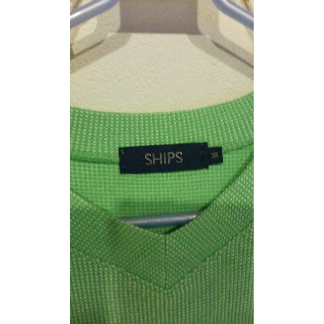 SHIPS(シップス)のSHIPSのライトグリーンTシャツ メンズのトップス(Tシャツ/カットソー(半袖/袖なし))の商品写真