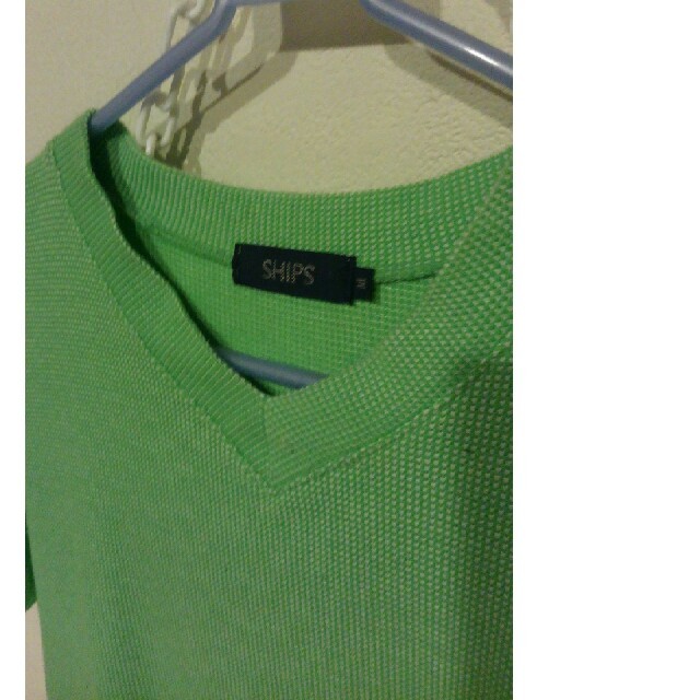 SHIPS(シップス)のSHIPSのライトグリーンTシャツ メンズのトップス(Tシャツ/カットソー(半袖/袖なし))の商品写真
