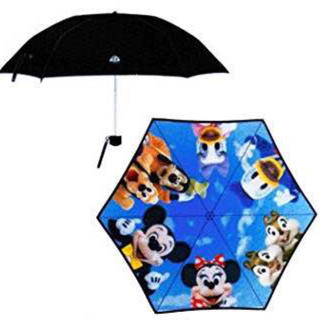 ディズニー(Disney)の完売  ディズニー  晴れ雨兼用傘 ミッキー フレンズ 新品(傘)