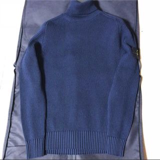 ストーンアイランド(STONE ISLAND)の【Y様専用】STONE ISLAND タートルネックニット Mサイズ ネイビー(ニット/セーター)