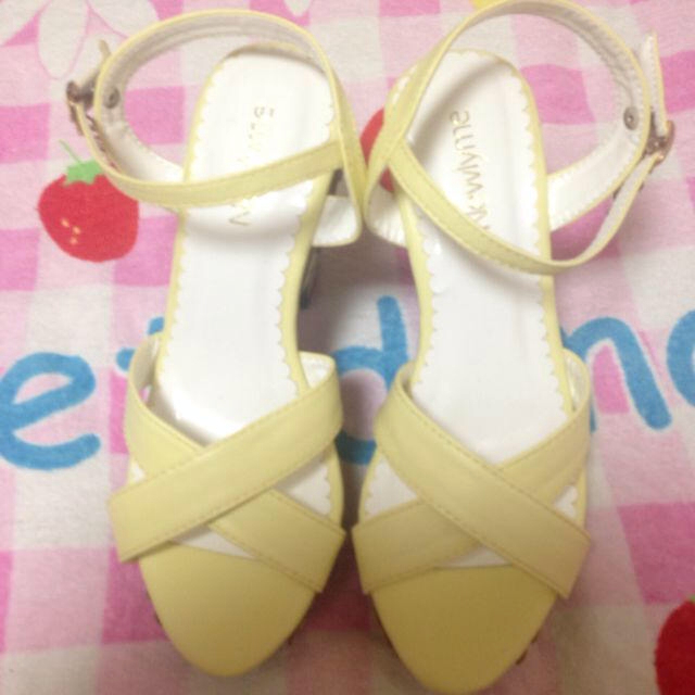 夢展望(ユメテンボウ)のフラワーサンダル レディースの靴/シューズ(サンダル)の商品写真