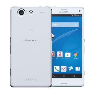 エクスペリア(Xperia)の【超美品】 Xperia Z3 Compact White(スマートフォン本体)