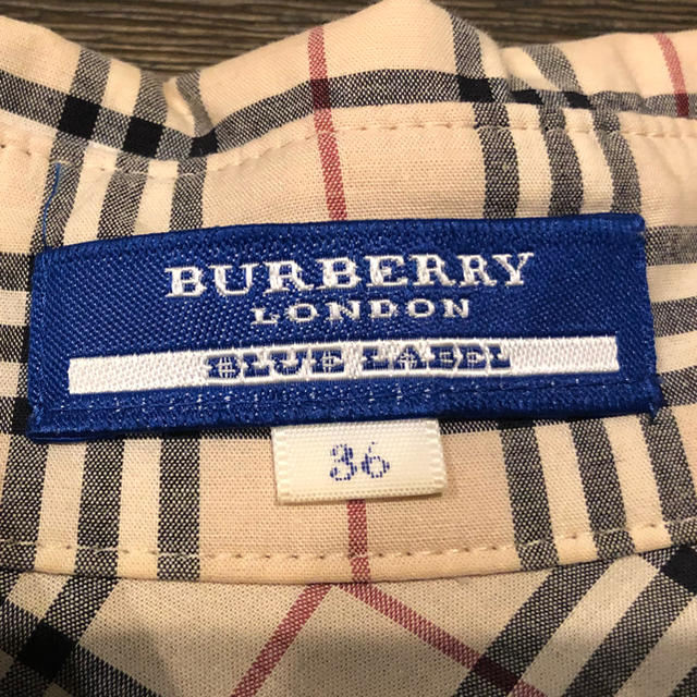 BURBERRY BLUE LABEL(バーバリーブルーレーベル)のバーバリーブルーレーベル シャツ レディースのトップス(シャツ/ブラウス(長袖/七分))の商品写真