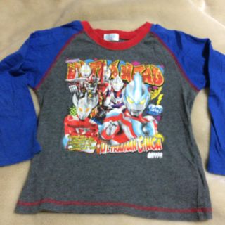 バンダイ(BANDAI)のウルトラマン ロンT 青 120(Tシャツ/カットソー)