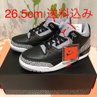 ナイキ(NIKE)の26.5cm エアジョーダン 3 レトロ OG 新品未使用(スニーカー)