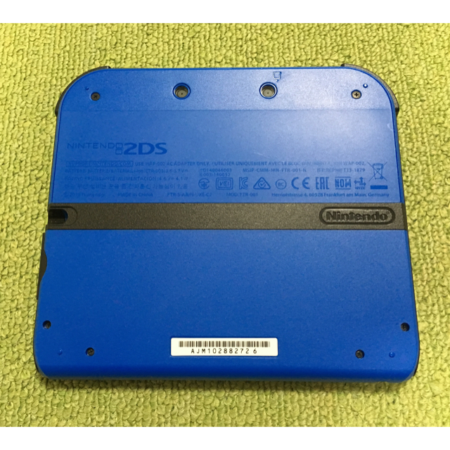 ニンテンドー2DS(ニンテンドー2DS)のニンテンドー2DS ブルー タッチペン・SDカード付き エンタメ/ホビーのゲームソフト/ゲーム機本体(携帯用ゲーム機本体)の商品写真