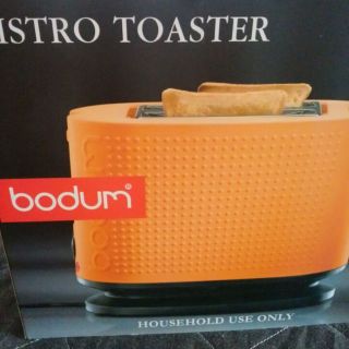 ボダム(bodum)のボダム　ビストロトースター　ﾎﾟｯﾌﾟｱｯﾌﾟ　ﾄｰｽﾀｰ　ｵﾚﾝｼﾞ(調理道具/製菓道具)