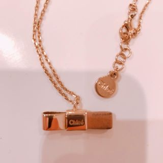 クロエ(Chloe)のchloe クロエ リボン ネックレス(ネックレス)