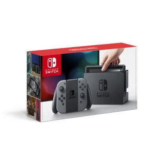 ニンテンドースイッチ(Nintendo Switch)のnintendo switch グレー ニンテンドースイッチ 本体(家庭用ゲーム機本体)