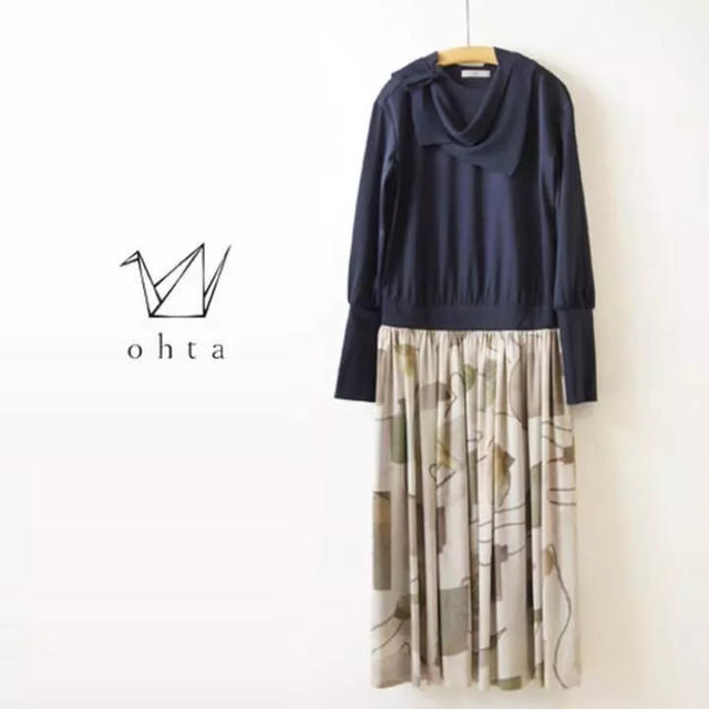 ohta scarf mono dress♡オータ スカーフ モノ ドレス