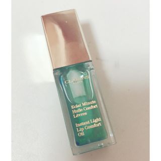 クラランス(CLARINS)の【新品】クラランス ミント コンフォート リップ オイル 限定(リップグロス)