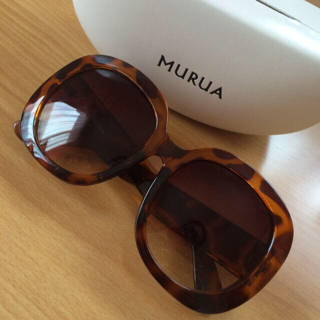 MURUA(ムルーア)のMURUA べっこうサングラス レディースのファッション小物(サングラス/メガネ)の商品写真