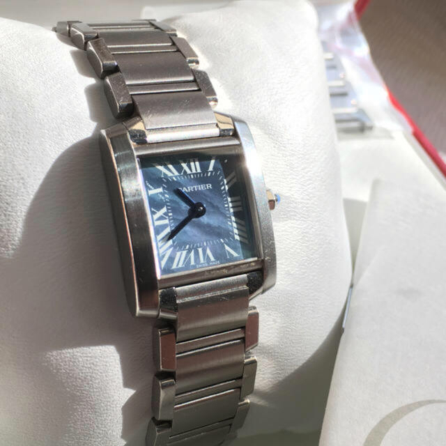 Cartier - 週末限定価格 極美品カルティエ タンクフランセーズ ブルー