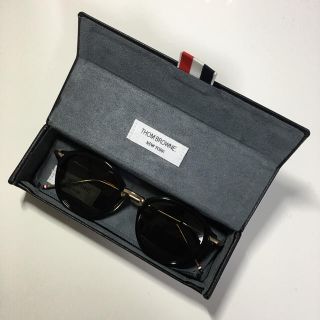 トムブラウン(THOM BROWNE)の美品 THOM BROWNE サングラス TB-011 ブラック/ゴールド(サングラス/メガネ)