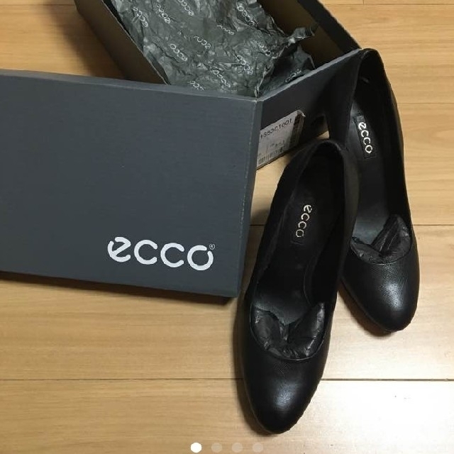 ecco 　エコー　ブラックパンプス